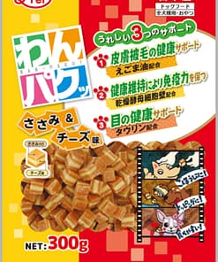 Q-Pet Wanpaku Chicken & Cheese Dog Treats 300g