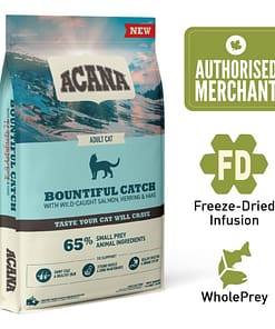 ACANA Classics Freeze-Dried Coated Bountiful Catch Cat Dry Food (3 Sizes)