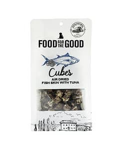 Food For The Good - Air Dried Tuna & Fish Skin Cube Cat & Dog Treats 120g