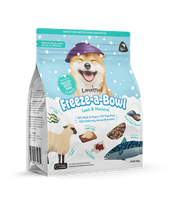 Loveabowl Dog Food Freeze A Bowl Freeze-Dried Raw Lamb & Mackerel (2 Size)