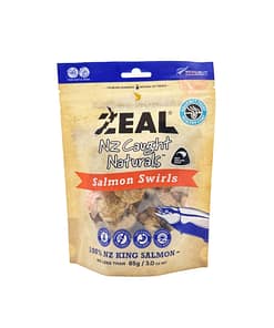 Zeal NZ Caught Natural Salmon Swirls Treats for Cat & Dogs 85g
