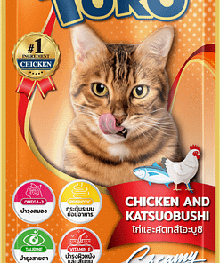 Toro Lickable Cat Treat Chicken With Katsuobushi 15g x 5pcs