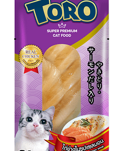 Toro Grilled Chicken Fillet In Salmon Soup Cat Treats 30g