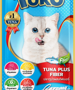 Toro Lickable Cat Treat Tuna Plus Fiber 15g x 5pcs