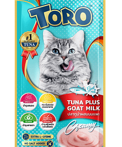 Toro Lickable Cat Treat Tuna Plus Goat Milk 15g x 5pcs