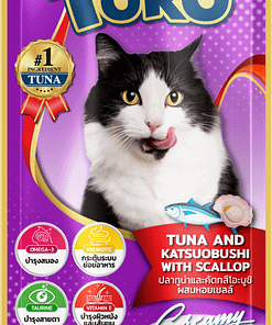 Toro Lickable Cat Treat Tuna and Katsuobushi With Scallop 15g x 5pcs
