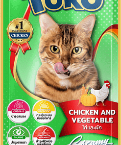 Toro Lickable Cat Treat Chicken With Vegetable 15g x 5pcs