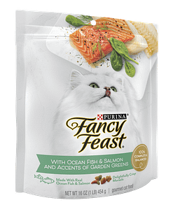 Purina Fancy Feast Ocean Fish & Salmon Gourmet Dry Cat Food (2 sizes)