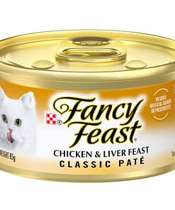 Purina Fancy Feast Classic Pate Chicken & Liver Feast Gourmet Wet Cat Food 85g