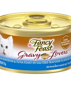 Purina Fancy Feast Gravy Lovers Ocean Whitefish & Tuna Wet Cat Food 85g
