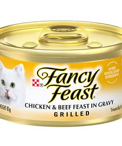 Purina Fancy Feast Grilled Chicken & Beef Wet Cat Food 85g