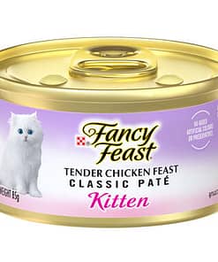 Purina Fancy Feast Classic Pate Kitten Tender Chicken Feast Gourmet Wet Cat Food 85g