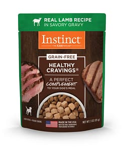 Instinct Healthy Cravings Grain-Free Real Lamb Recipe Wet Dog Food Topper 3oz