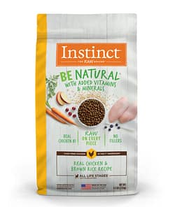 Instinct Be Natural Real Chicken & Brown Rice Recipe Dry Dog Food 25lb