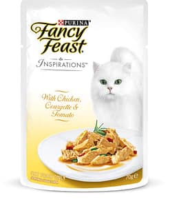 Purina Fancy Feast Inspirations Chicken, Courgette & Tomato Wet Cat Food 70g