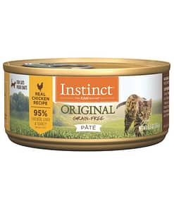 Instinct Original Grain-Free Pate Real Chicken Recipe Canned Cat Food 155g