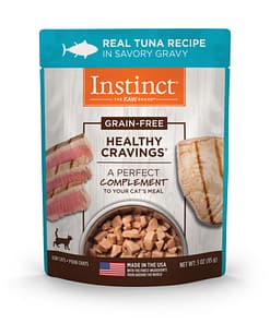 Instinct Healthy Cravings Grain-Free Real Tuna Recipe in Savory Gravy Wet Cat Food Topper 3oz