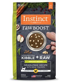 Instinct Raw Boost Healthy Weight Grain-Free Chicken Recipe Dry Cat Food 4.5lb