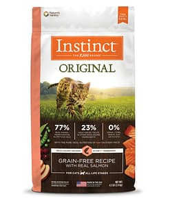 Instinct Original Grain-Free Recipe with Real Salmon Dry Cat Food (2 Sizes)