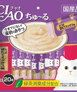 CIAO Chu-ru Tuna & Scallop food for Cats 14g (20pcs)