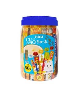 CIAO Chu-ru Seafood food for Cats 14g (50pcs)