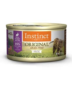 Instinct Original Grain-Free Pate Real Rabbit Recipe Canned Cat Food 85g