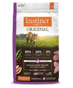 Instinct Original Grain-Free Recipe with Real Rabbit Dry Cat Food 10lb