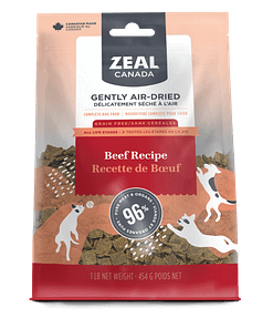 Zeal Canada Gently Air-Dried Beef Recipe Dry Dog Food [Wt : 1lb/454 g]