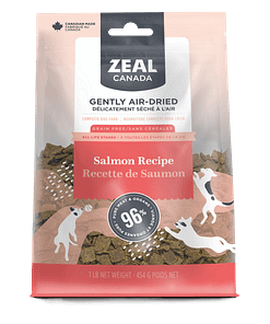 Zeal Canada Gently Air-Dried Salmon Recipe Dry Dog Food [Wt : 1lb/454 g]
