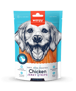 Wanpy Soft Oven-Roasted Chicken Jerky Strips 100g