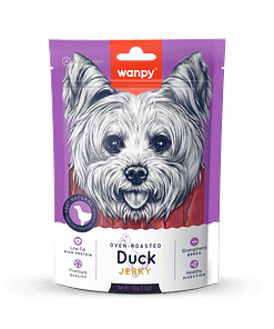 Wanpy Oven-Roasted Duck Jerky Dog Treats 100g