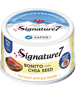 Signature7 Superfoods Bonito With Chia Seed Pate (Monday) Cat Canned Food 80g