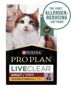Purina PRO PLAN Adult LIVECLEAR Chicken Formula Dry Cat Food 3kg
