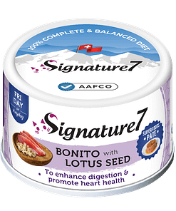Signature7 Superfoods Bonito With Lotus Seed Pate (Friday) Cat Canned Food 80g