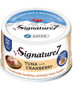 Signature7 Tuna With Cranberry Pate (Sunday) Cat Canned Food 80g