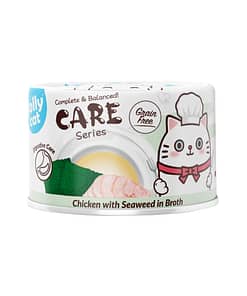 Jollycat Digestive Care Chicken with Seaweed in Broth Wet Cat Food 80g
