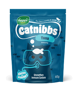 [Any 5 for $10] Happi Skippi Catnibbs Tuna (Immunity) Functional Treats for Cats 60g