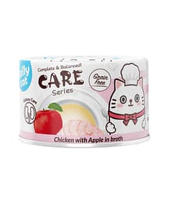 Jollycat  Complete & Balanced Kidney Care Chicken with Apple in Broth Wet Cat Food 80g