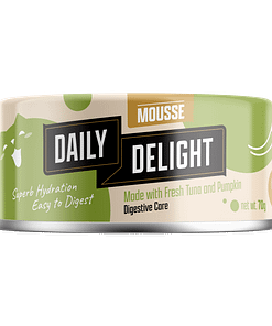 Daily Delight Mousse Tuna & Pumpkin Wet Cat Food 70g