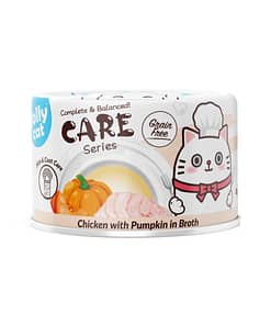 Jollycat  Complete & Balanced Skin & Coat Care Chicken with Pumpkin in Broth Wet Cat Food 80g