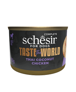 Schesir Taste the World - Chicken Thai Coconut in Broth Wet Dog Food