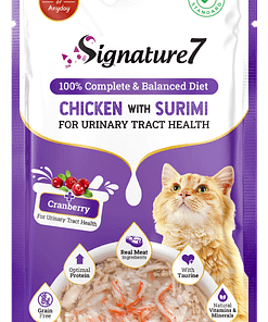 Signature7 Chicken With Surimi For Urinary Tract Health (Saturday) Grain-Free Pouch Cat Food 50g