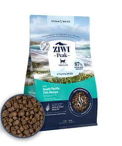 Ziwi Peak Steam Dried Wild South Pacific Fish Dry Cat Food (2 Sizes)