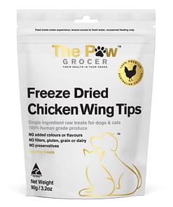 The Paw Grocer - Freeze Dried Chicken Wing Tips Cat & Dog Treats 90g