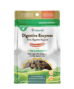 NaturVet Scoopables Digestive Enzymes Daily Digestive Support For Cats 5.5oz