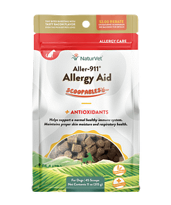 NaturVet Scoopables Aller-911 Allergy Aid Dog Supplement 11oz