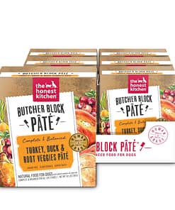 The Honest Kitchen Butcher Block Pate Wet Dog Food Turkey Duck & Root Veggies 10.05oz