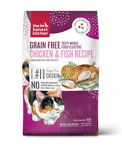 The Honest Kitchen Tasty Whole Food Clusters Grain Free Cat Food (Chicken & Whitefish) 4lbs