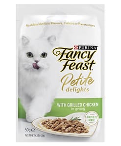 Purina Fancy Feast Petite Delights Grilled Chicken in gravy 50g