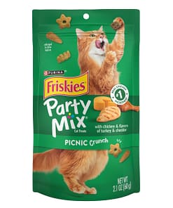 Purina FRISKIES Party Mix Picnic Crunch Cat Treats 60g